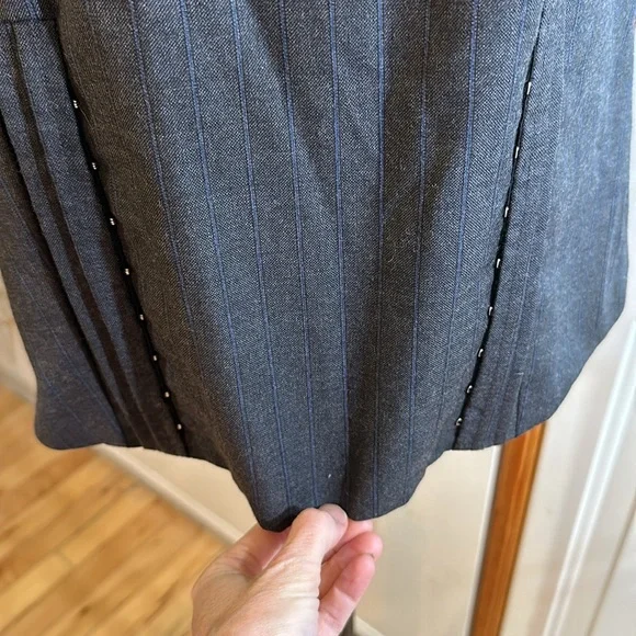 Alice Ritter Wool Pinstriped Top - Picture 3 of 11